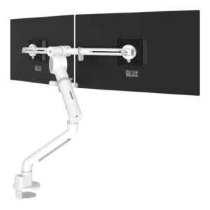 Monitor-Doppelarm XXL weiß